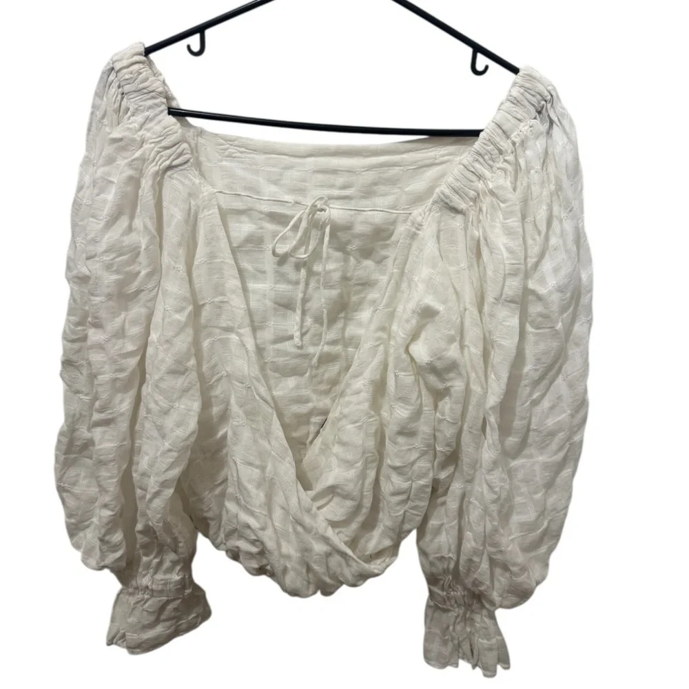 Free People x Revolve Kylie Boho Top In White Size XS